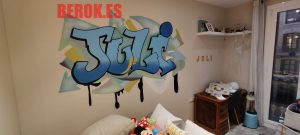 Graffiti Habitacion Juvenil Juli Letras Adolescente 300x100000